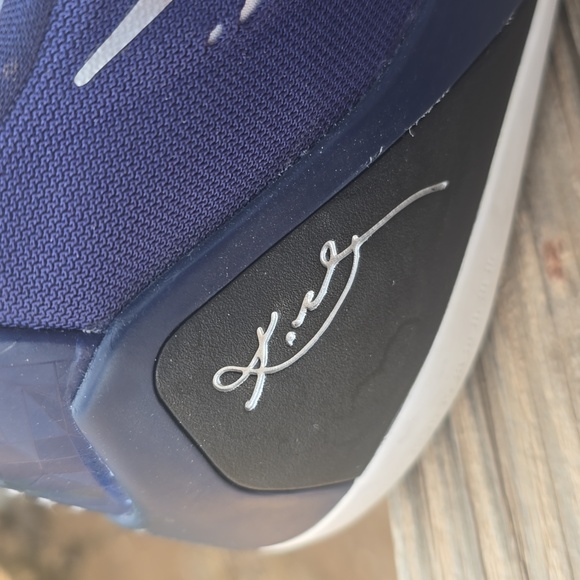 Nike Zoom Crusader Basketball Shoes Navy White Size 18 • Zoom Air • Kobe Sheath - Picture 2 of 16